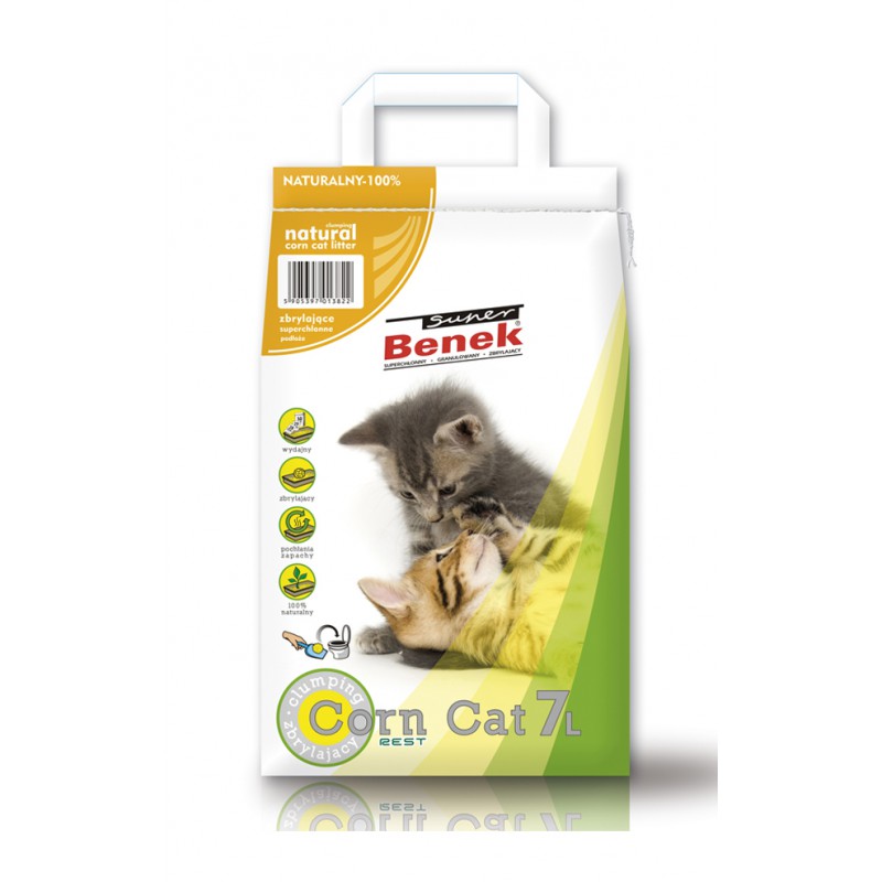 Super Benek Corn Cat Naturalny 7L