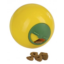 Kerbl Zabawka Rozwijająca Dla Kota Snack Ball, Żółta 7,5Cm [81642]