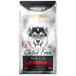 Biofeed Euphoria Gluten Free Mini & Small Dla Psów Mini I Małych Ras Z Wołowiną 12Kg