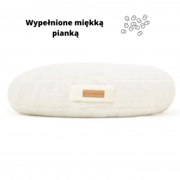 Kefi Animals Legowisko Cosy Białe M Średnica 60Cm