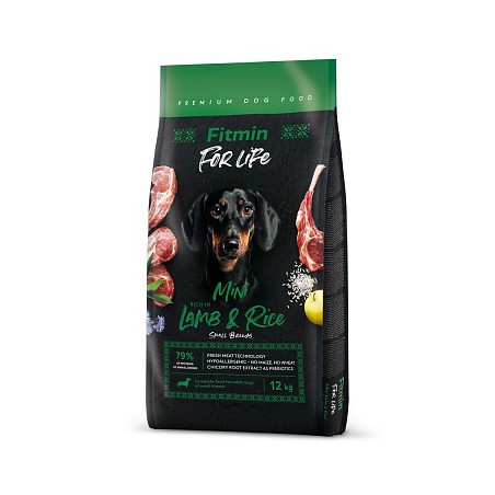 Fitmin Dog For Life Lamb&Rice Mini 12Kg