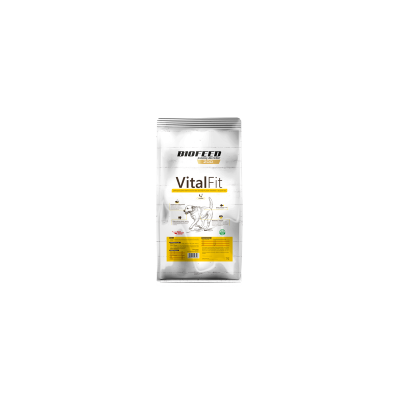 Biofeed Vitalfit Dla Dorosłych Psów Wszystkich Ras Z Drobiem 15Kg