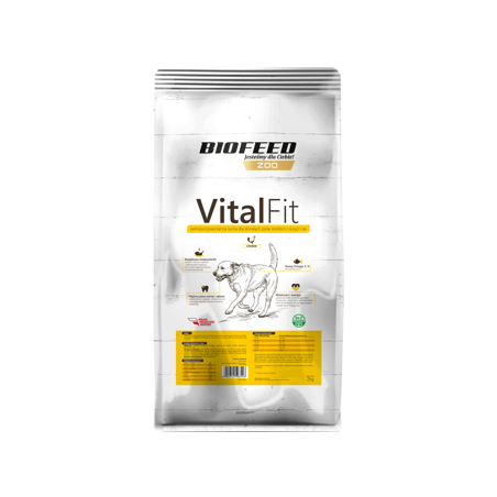 Biofeed Vitalfit Dla Dorosłych Psów Wszystkich Ras Z Drobiem 15Kg