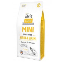 Brit Care Mini Hair&Skin Salmon&Herring - Sucha Karma Dla Psa - 7 Kg