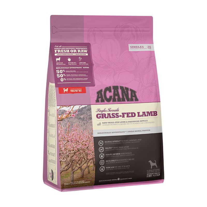 Acana Singles Grass-Fed Lamb - Sucha Karma Dla Psa - 2 Kg