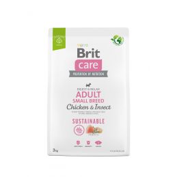 Brit Care Sustainable Adult Small Breed Chicken & Insect - Sucha Karma Dla Psa - 3 Kg