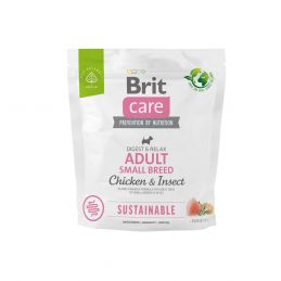 Brit Care Sustainable Adult Small Breed Chicken & Insect - Sucha Karma Dla Psa - 1 Kg