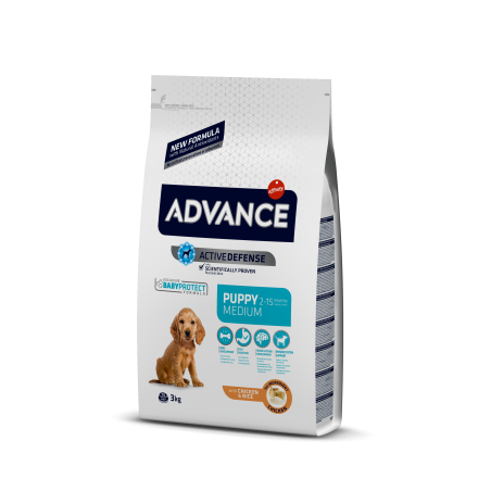 Advance Puppy Protect Medium - Sucha Karma Dla Szczeniąt Ras Średnich 3Kg [507319]