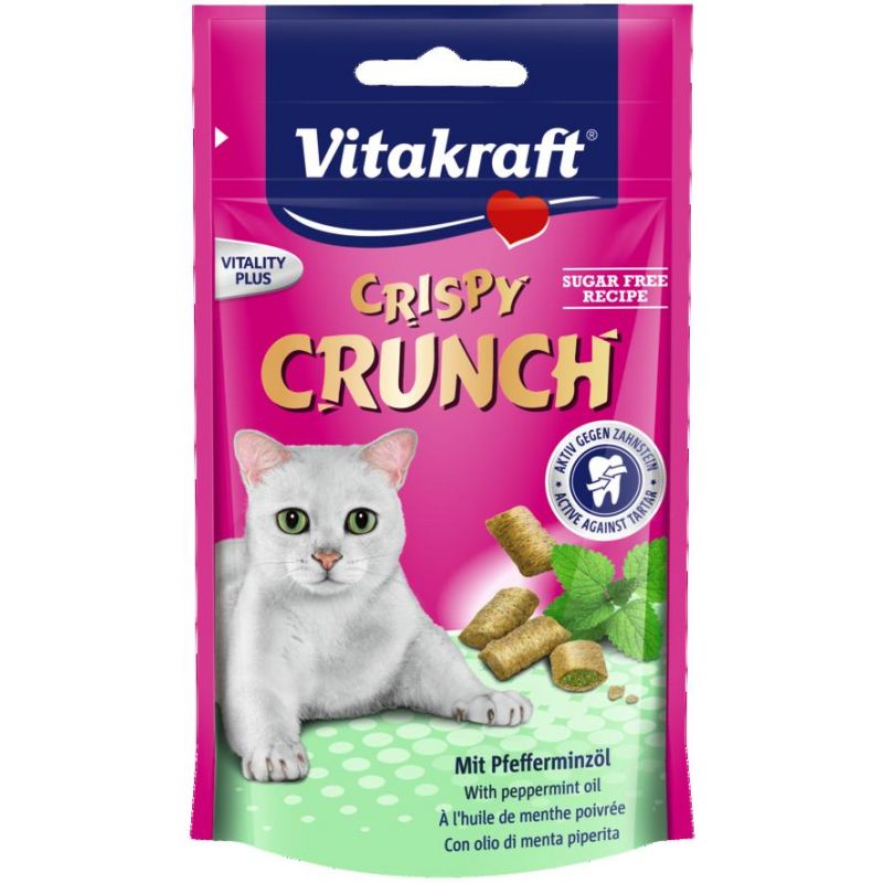 Vitakraft Crispy Crunch Przysmak Dla Kota, Dental 60G