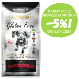 Biofeed Euphoria G-F Small&Mid Wołowina 12Kg