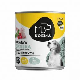 Koema Mokra Karma Dla Psa Z Królikiem, Puszka 800G