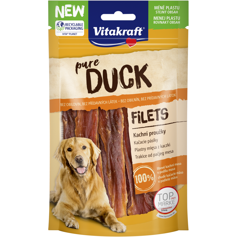 Vitakraft Duck Fillets Kaczka Przysmak Dla Psa 80G