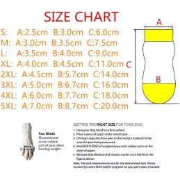 Akopawon Antyposlizgowe Skarpetki Dla Psów, 4 Sztuki, Kolor Szary, Rozmiar M Psa Psów 2,5-4,5Kg