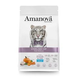 Amanova  Sterilised Cat White Fish 1,5Kg