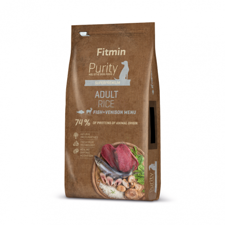 Fitmin Dog Purity Rice Adult Fish & Venison 2Kg