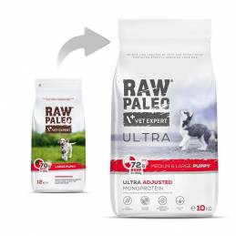 Vetexpert Raw Paleo Ultra Wołowina Medium&Large Puppy 10Kg