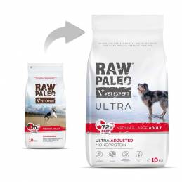 Vetexpert Raw Paleo Ultra Wołowina Medium&Large Adult 10Kg