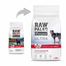 Vetexpert Raw Paleo Ultra Wołowina Medium&Large Adult 10Kg