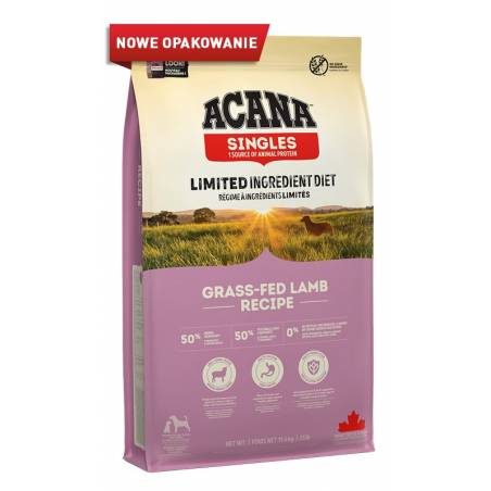 Acana Singles Grass-Fed Lamb - Sucha Karma Dla Psa - 11,4 Kg