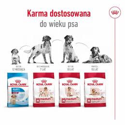 Royal Canin Shn Medium Adult 7+ - Sucha Karma Dla Psa Dorosłego - 15 Kg