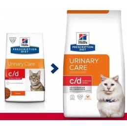 Hill's Prescription Diet Urinary Care Feline C/D Multicare Stress Chicken - Sucha Karma Dla Kota - 8 Kg