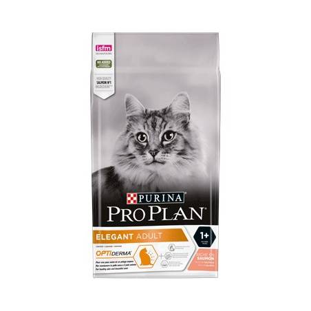 Purina Pro Plan Optiderma Elegant - Karma Sucha Dla Dorosłych Kotów - 10Kg