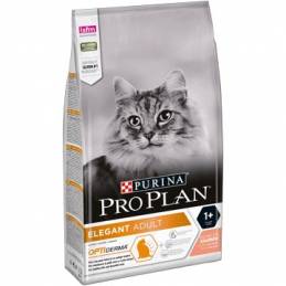 Purina Pro Plan Optiderma Elegant - Karma Sucha Dla Dorosłych Kotów - 10Kg