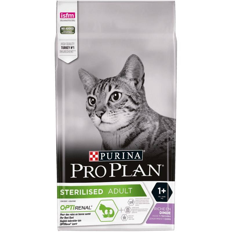 Purina Pro Plan Sterilised Optirenal Bogata W Indyka - Sucha Karma Dla Kota - 10Kg