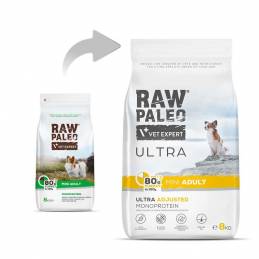 Vetexpert Raw Paleo Ultra Indyk Mini Adult  8Kg