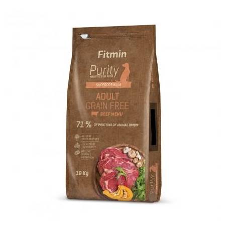 Fitmin Dog Purity Grain Free Adult Beef - Sucha Karma Dla Psa - 12 Kg