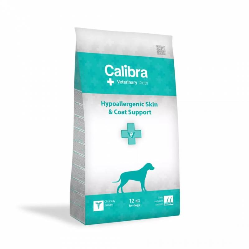 Calibra Veterinary Diets Hypoallergenic  Skin & Coat Support - Karma Dla Psa - 12 Kg