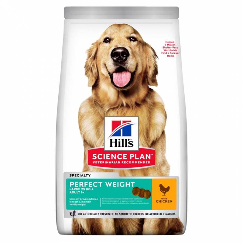 Hill's Science Plan Canine  Adult Large Breed Perfect Weight Chicken Dog12Kg