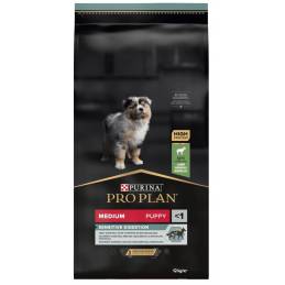 Purina Pro Plan Medium Puppy Sensitive  Optidigest Jagnięcina 12Kg