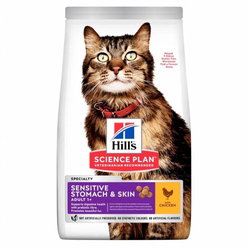 Hill's Sp Sensitive Stomach & Skin Adult, Chicken, Dla Kota7 Kg