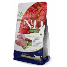 Farmina N&D Quinoa Weight Management Lamb - Sucha Karma Dla Kota - 5Kg