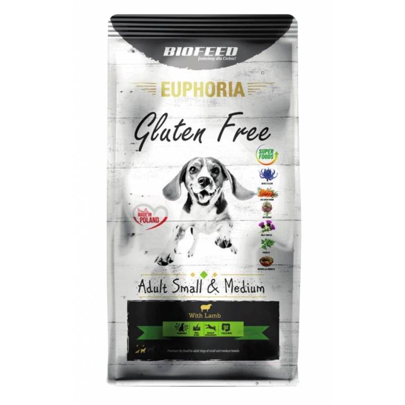 Biofeed Euphoria G-F Psy Small&Mid Jagnięcina 12Kg