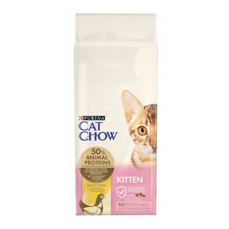 Purina Cat Chow Kitten Chicken - Sucha Karma Dla Kociąt - 15 Kg