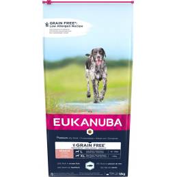 Eukanuba Grain Free Senior Duże I Olbrzymie Rasy, Ryby Oceaniczne - Sucha Karma Dla Psa - 12 Kg