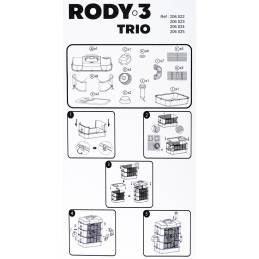 Zolux Klatka Rody3 Trio Biała