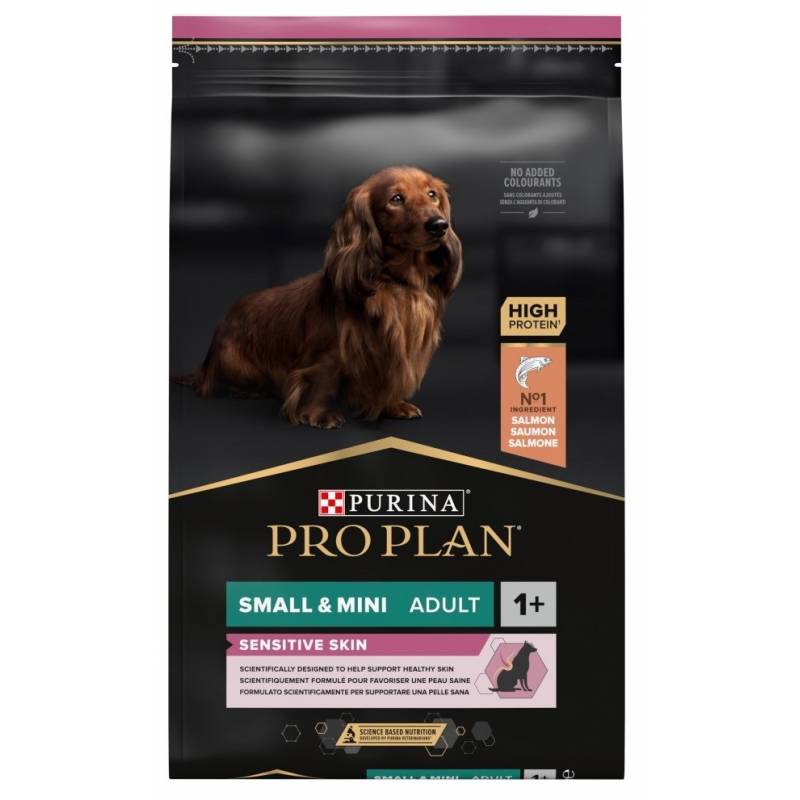 Purina Pro Plan Adult Small & Mini Sensitive Skin - Sucha Karma Dla Psa - 7Kg