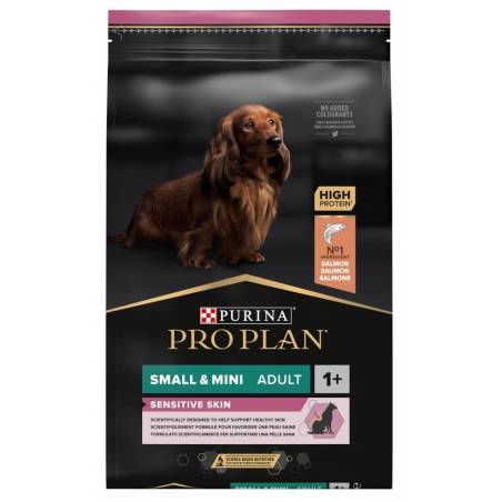 Purina Pro Plan Adult Small & Mini Sensitive Skin - Sucha Karma Dla Psa - 7Kg