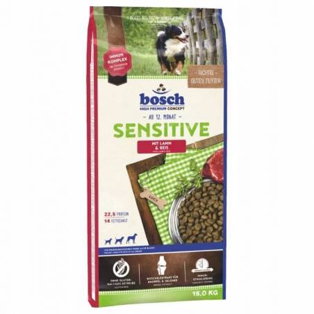 Bosch Sensitive Lamb & Rice - Karma Dla Psów Z Wrażliwym Żołądkiem Z Jagnięciną I Ryżem - 15 Kg