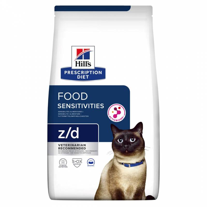 Hill's Prescription Diet Food Sensitivities Z/D Feline - Sucha Karma Dla Kota - 3 Kg