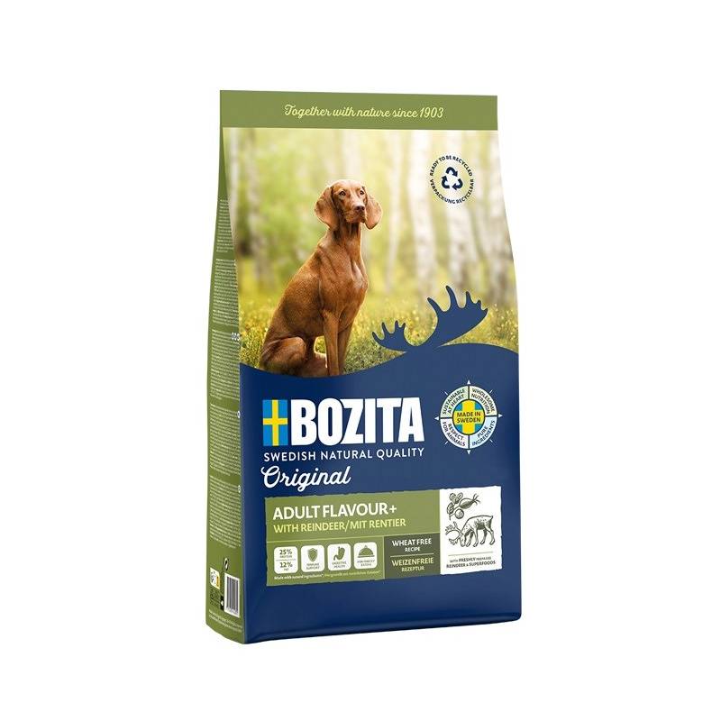 Bozita Original Adult Flavour Plus Z Reniferem  - Sucha Karma Dla Psa - 12 Kg