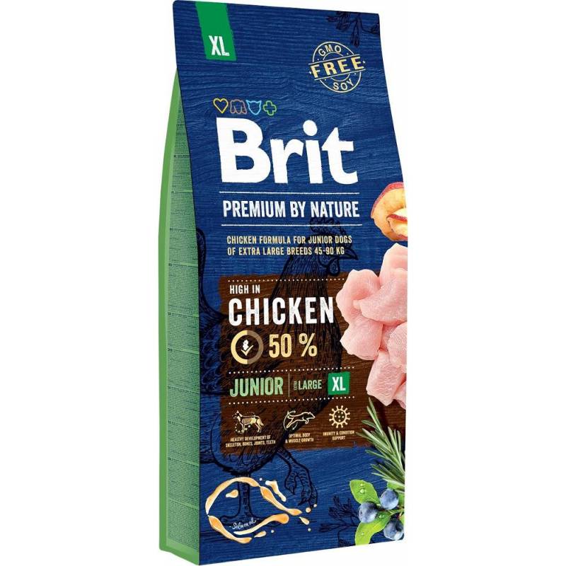 Brit Premium By Nature Junior Xl- Sucha Karma Dla Szczeniąt Ras Dużych - 15 Kg