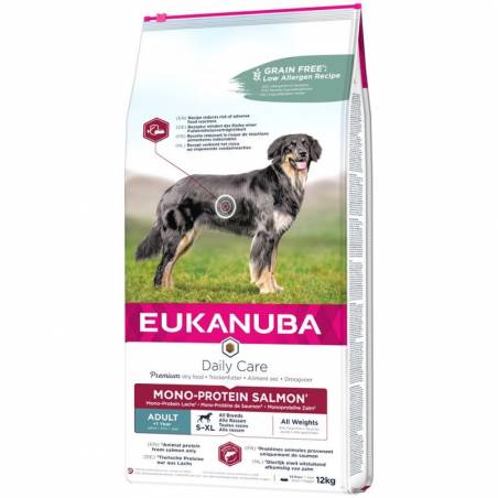 Eukanuba Daily Care Adult Mono Protein Łosoś - Sucha Karma Dla Psa - 12 Kg