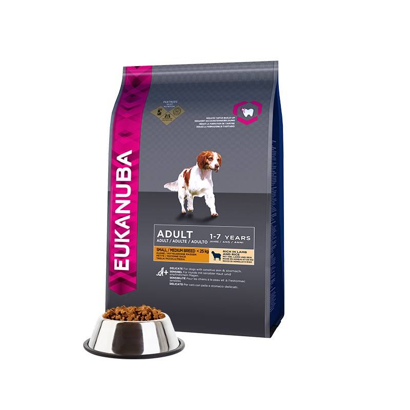 Eukanuba Adult Small&Medium Breeds Rich In Lamb & Rice - Sucha Karma Dla Psa - 12 Kg