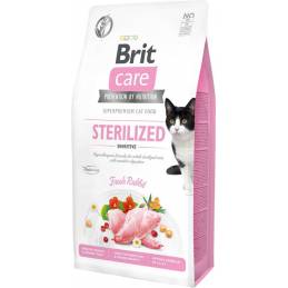 Brit Care Cat Grain-Free Sterilised Sensitive -  Sucha Karma Z Królikiem Dla Kotów Wysterylizowanych - 7 Kg