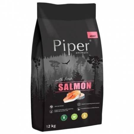 Dolina Noteci Piper Animals Z Łososiem - Sucha Karma Dla Psa - 12 Kg