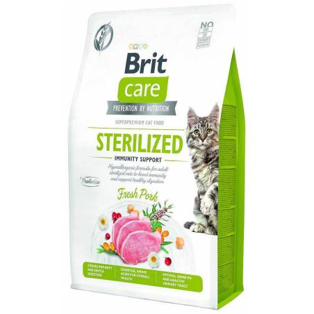 Brit Care Grain-Free Sterilized Immunity - Sucha Karma Dla Kota - 7 Kg